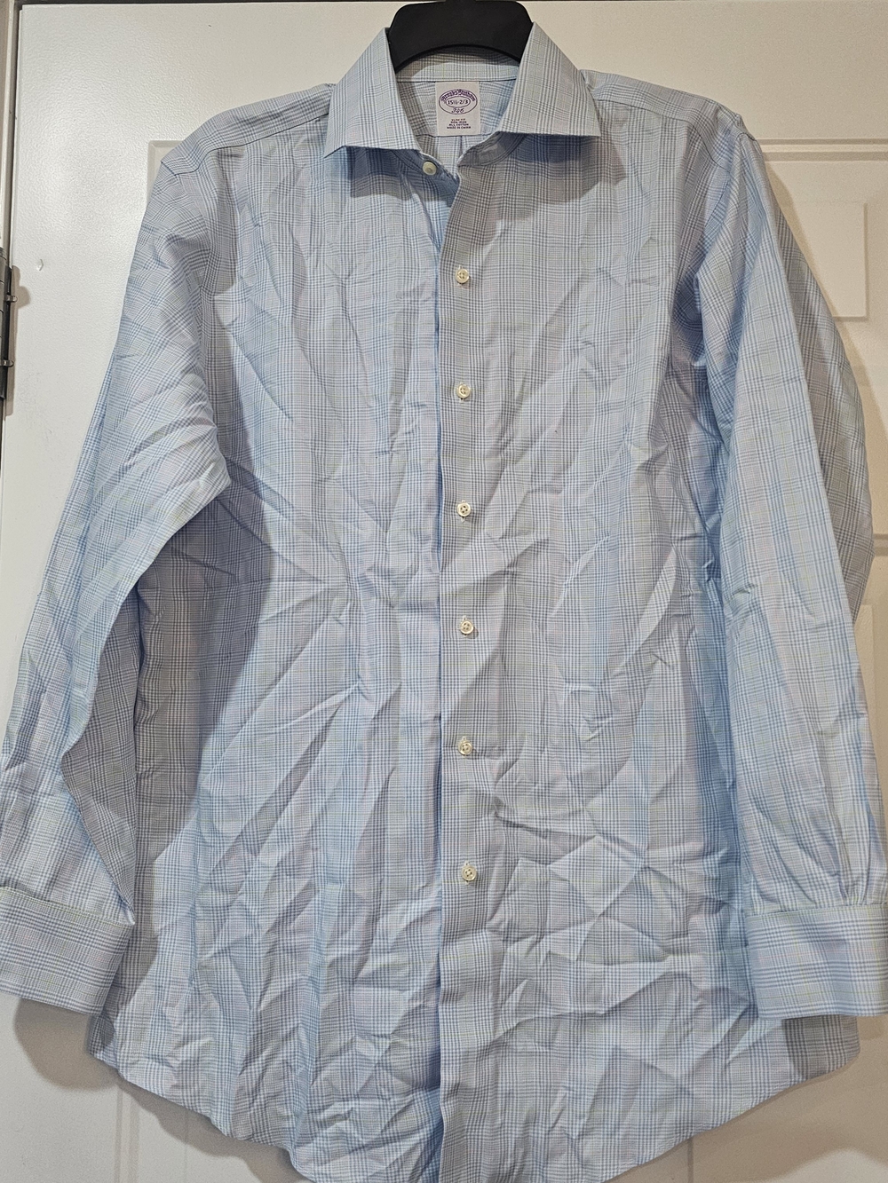Brooks Brothers 346 15 1/2 By 2/3  Slim Fit Non-iron All Cotton Shirt{Bx3}